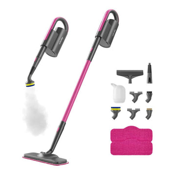 Schenley 7-in-1 Steam Mop with Detachable Handheld Steamer & Accessories