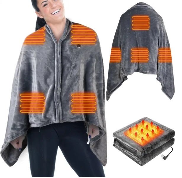 Heated Electric Wrap Blanket - Techifty