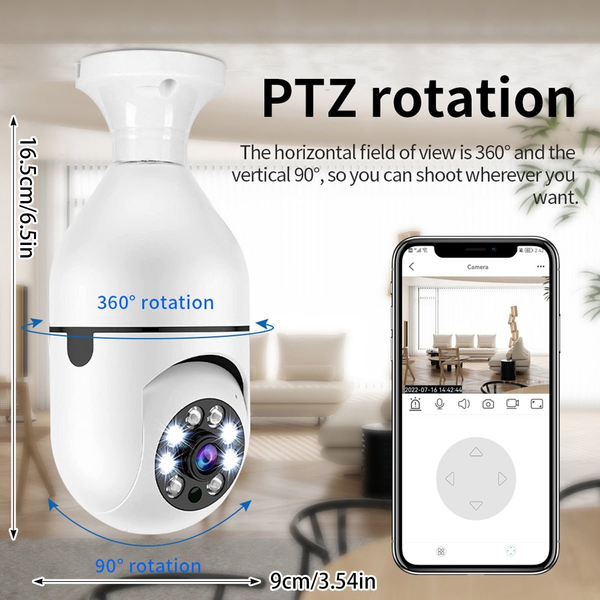 Light Bulb Surveillance Camera - Techifty