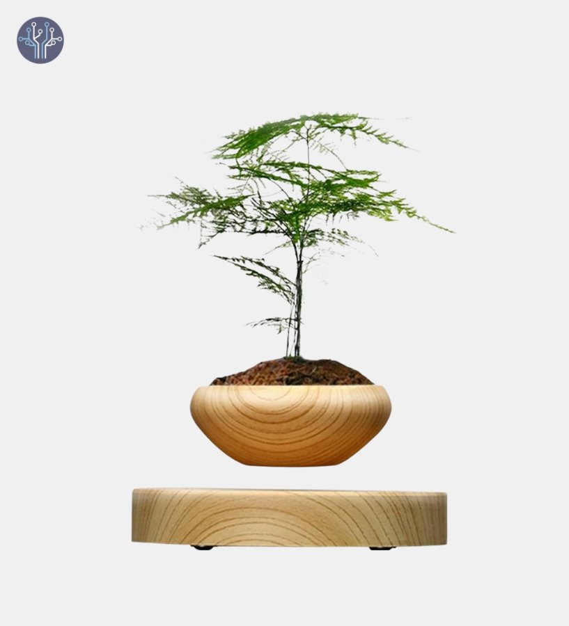 Magnetic Levitating Plant Pot - Techifty