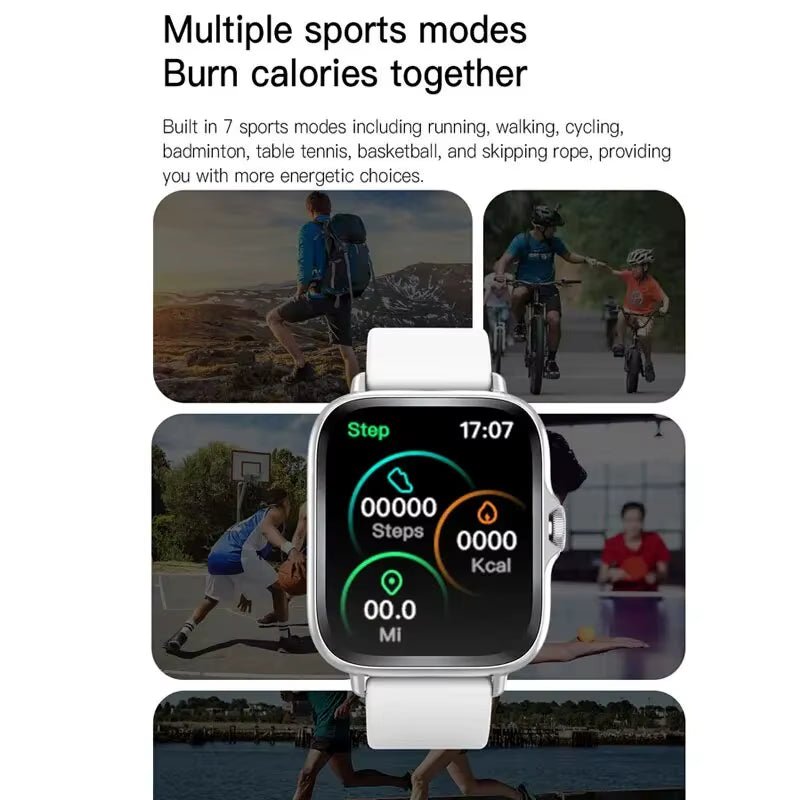 Smart Watch with Multi - Sport Modes & Notifications - Techifty