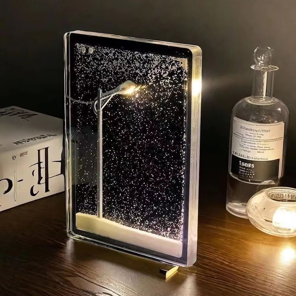 Snowy Night Lamp - Techifty