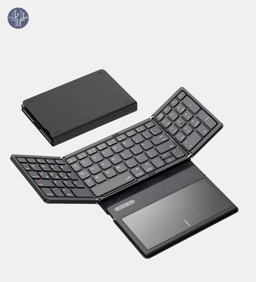 Techifty FoldMate™ Wireless Bluetooth Keyboard with Touchpad - Techifty