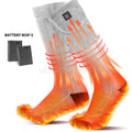 Techifty HeatStep™ Rechargeable Heated Socks - Thermal Foot Warmers for Outdoor Winter Activities - Techifty