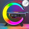 Techifty Multifunction Wireless Charger Stand™ – RGB Light, Alarm Clock & Speaker - Techifty