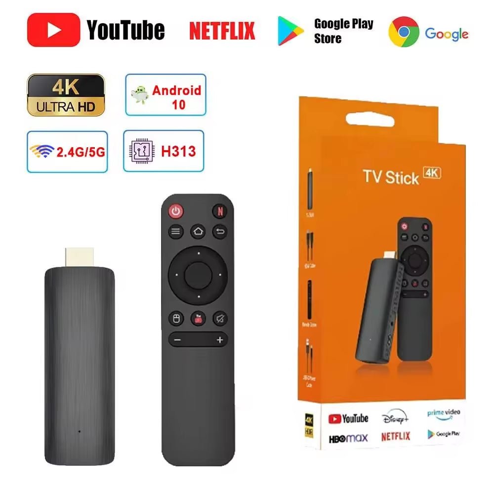 Techifty Q6™ Android TV Stick - 4K Streaming Media Player - Techifty