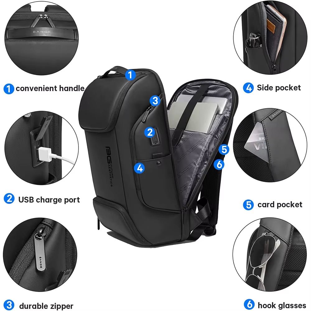 Techifty SmartCharge™ USB Charging Backpack for Business & Travel - Techifty