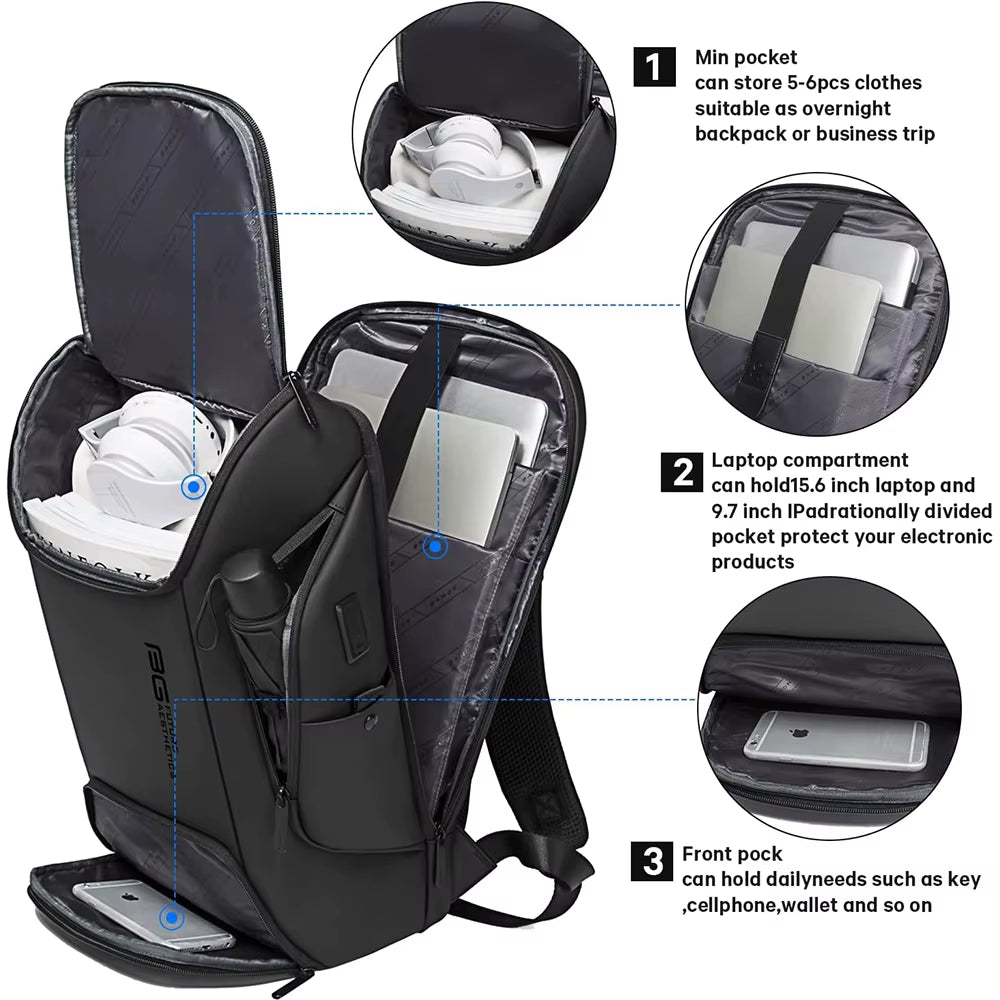 Techifty SmartCharge™ USB Charging Backpack for Business & Travel - Techifty