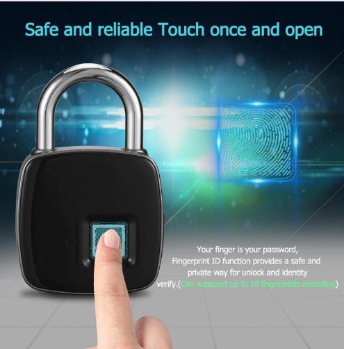 Waterproof Fingerprint Padlock - Techifty